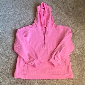 Lilly Pulitzer Vibrant Pink Hooded Pullover